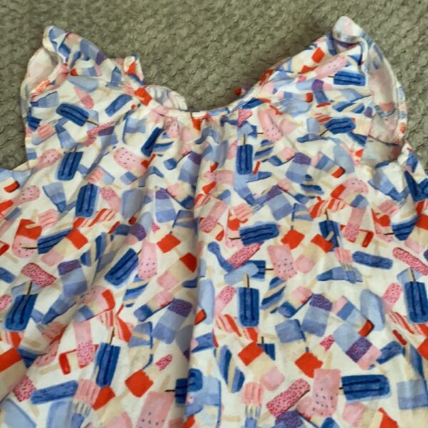 Joules, girl’s dress, ice cream print, size 4