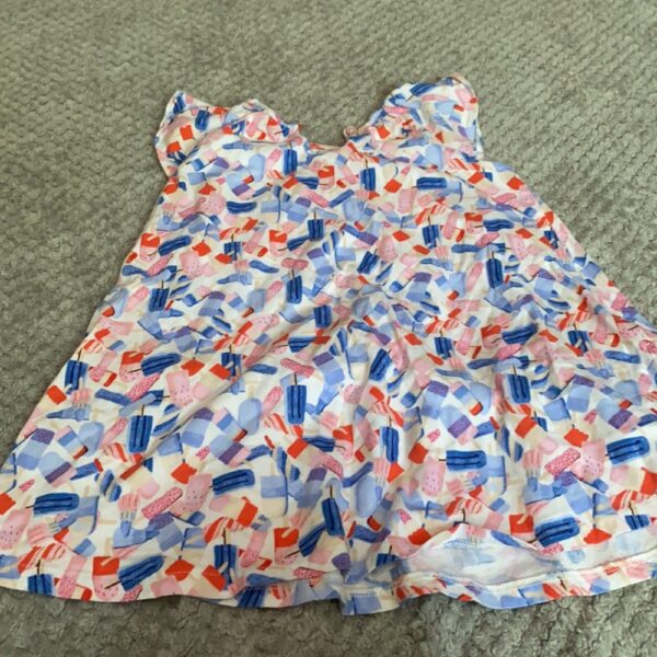 Joules, girl’s dress, ice cream print, size 4