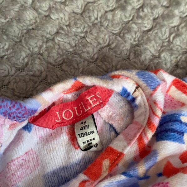 Joules, girl’s dress, ice cream print, size 4