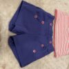 NWT, Organic Cotton Striped Tank with shorts, sz 3