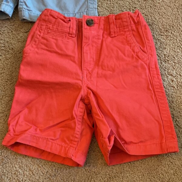 2 prs of BabyGap boys khaki style shorts, size 3