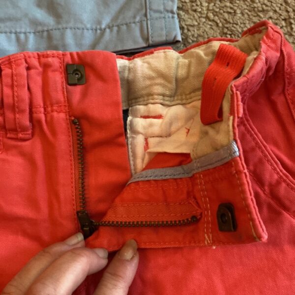 2 prs of BabyGap boys khaki style shorts, size 3