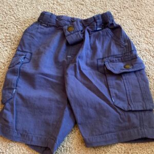Pr of Frugi organic cotton boy’s shorts, sz 18-24 mos