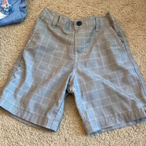 Pr of gray amphibian shorts by Quiksilver, sz 4