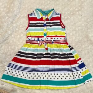 Lightweight girl’s collared dress by Deux Par Deux, sz 3 yr
