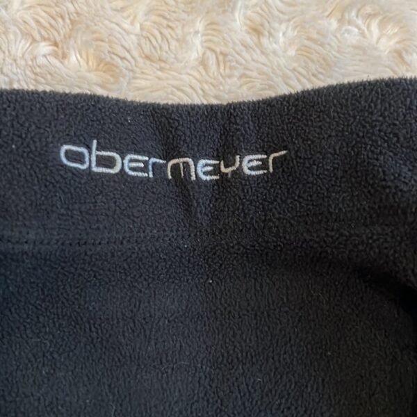 Boy’s Obermeyer black fleece pullover, size xs (2-4)