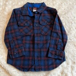 Boy’s button down plaid shirt by Tea, size 3