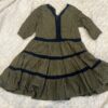 Beautiful girl’s 3/4 sleeve Pink Chicken twirly dress, sz 5