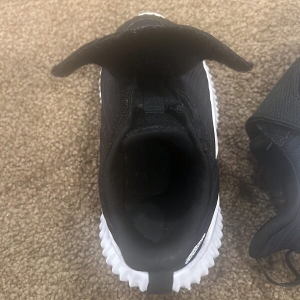 Pr of toddler Adidas black sneakers, size 8
