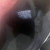 Pr of toddler Adidas black sneakers, size 8