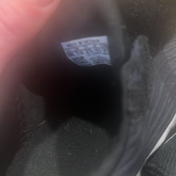 Pr of toddler Adidas black sneakers, size 8