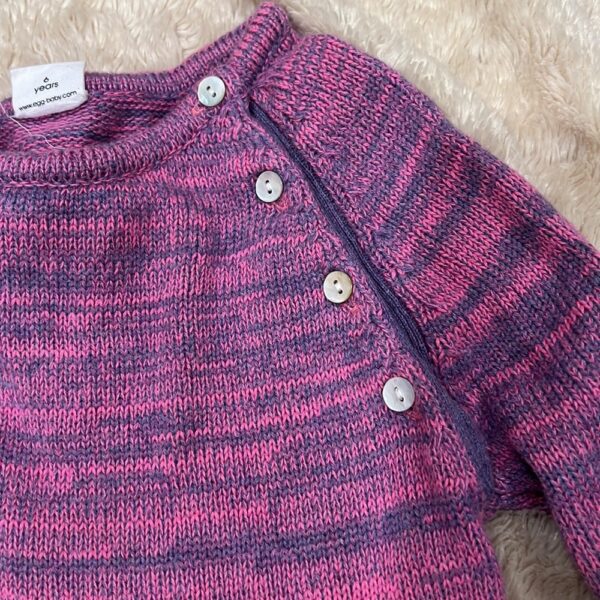 Adorable and cozy girl’s sweater dress by EGG NY, size 6