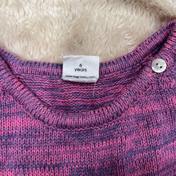 Adorable and cozy girl’s sweater dress by EGG NY, size 6