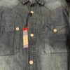 Soft denim boy’s long sleeve denim shirt, Tooby Doo, size 10