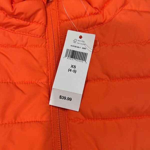 NWT, down vest by Gap, size 4-5