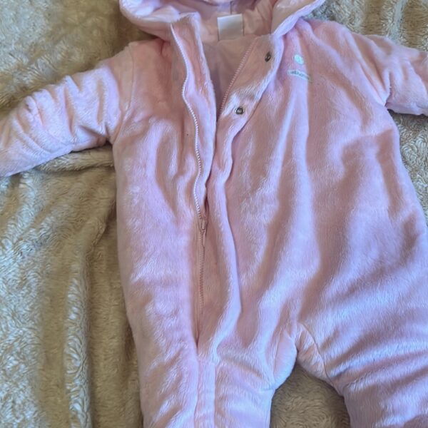 Quilted winter coverall by Absorba, size 0-3 months