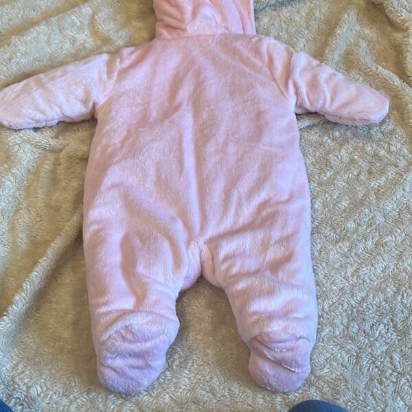 Quilted winter coverall by Absorba, size 0-3 months