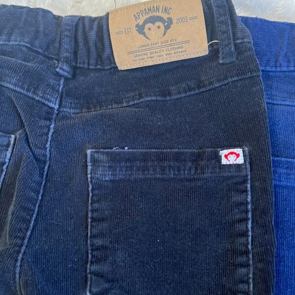 Like new, 2 PRs of boy’s Appaman stretch cords, size 6