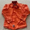 Boy’s orange pinstripe button-up long sleeved dress shirt, CiaoMarco, sz 5