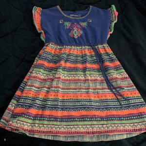 Short sleeved cotton dress by Deux Par Deux, size 6