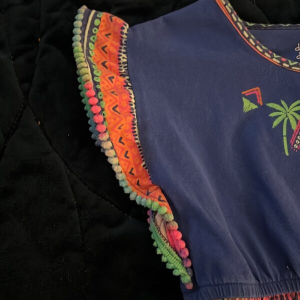 Short sleeved cotton dress by Deux Par Deux, size 6
