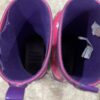 Pair of girl’s pink unicorn rain boots by Hatley, sz 12