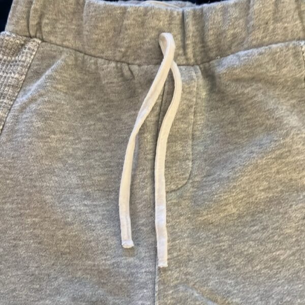 NWOT, pair of light grey boy’s medium weight sweatpants, Miki Miette, size 6