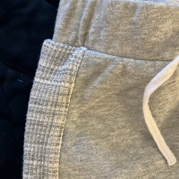 NWOT, pair of light grey boy’s medium weight sweatpants, Miki Miette, size 6