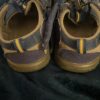 Keen, pr of water/hiking sandals, blue and black, size 13