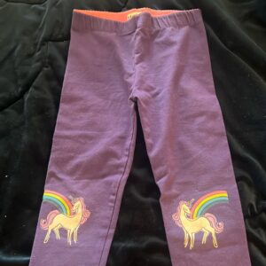 Hatley, like new, pair of girl’s dark purple leggings, size 5