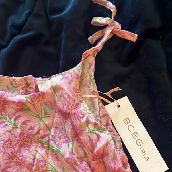 NWT, BCBG girls tiered tank top, size 5