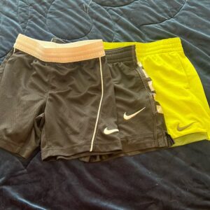 Nike, 3 pairs of dri fit boy’s athletic shorts, XS (4/5)