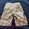 GAP, pair of boy’s washed camo cargo shorts, size 7 slim