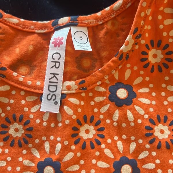 CR Kids, girl’s summer dress with cold shoulder, NWOT, size 5