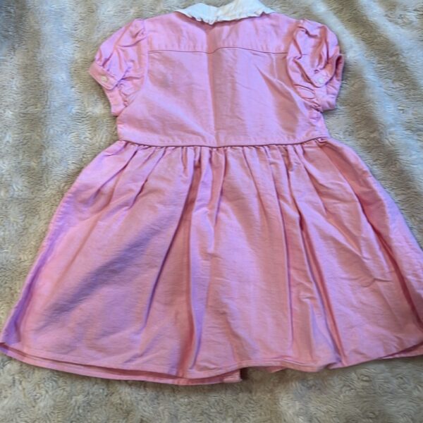 Ralph Lauren, like new, girl’s button up polo dress with ruffles, 24 months