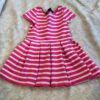 Polo by Ralph Lauren, girl’s pleated dress, pink and white stripes, sz 3t