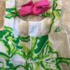 Lilly Pulitzer, girl’s green and white tank dress, size 2