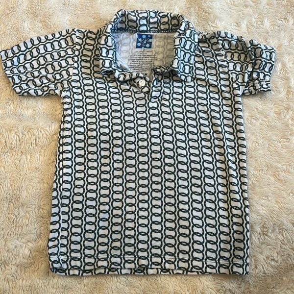 KicKee Pants, short sleeved polo, super soft and light, size 4T