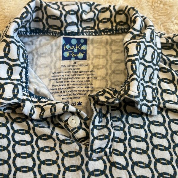 KicKee Pants, short sleeved polo, super soft and light, size 4T