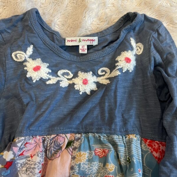 Mimi & Maggie, like new, long-sleeved tiered dress, sz 4T