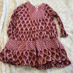 Pink Chicken, long sleeved light weight twirly dress, size 2