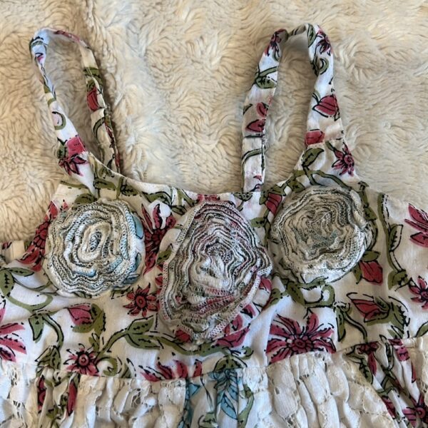 Mimi & Maggie, asymmetrical dress with spaghetti straps, sz 3