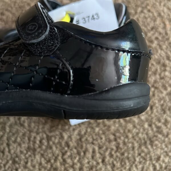 Stride Rite, like new, pr of girl’s black patent leather dress shoes, sz 7