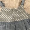 Isobella & Chloe, linen apron dress with lace, size 5