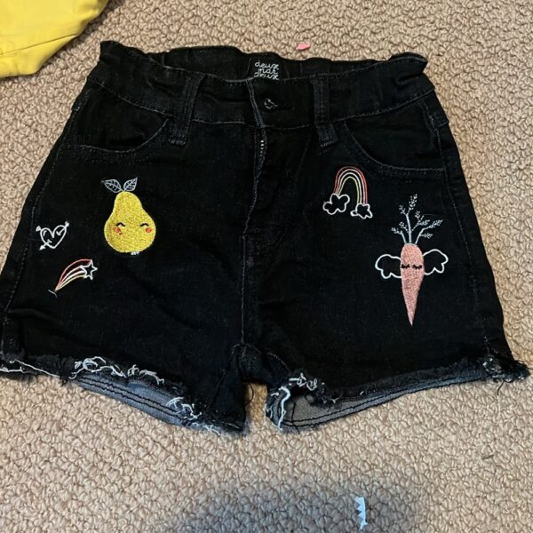 Deux par Deux, 2 pc outfit, shorts and tank, size 7
