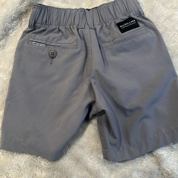Quiksilver, boy’s light grey amphibian shorts, size 3