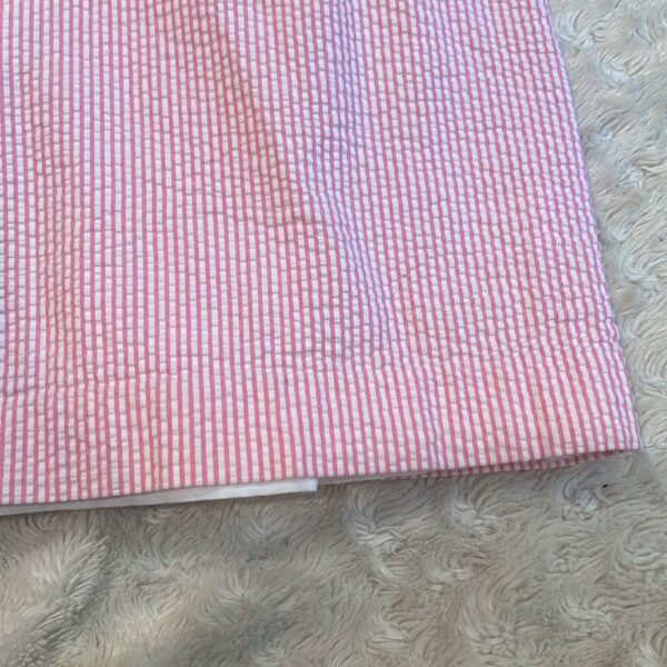 Lilly Pulitzer, classic gingham pink and white tank dress, size 8