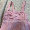 Lilly Pulitzer, classic gingham pink and white tank dress, size 8