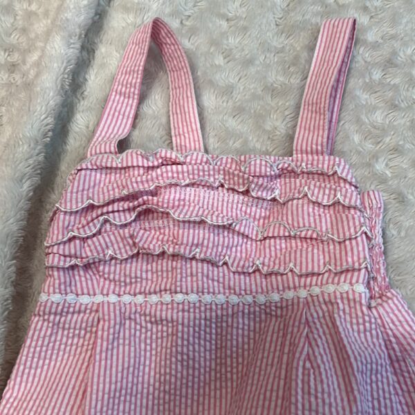 Lilly Pulitzer, classic gingham pink and white tank dress, size 8