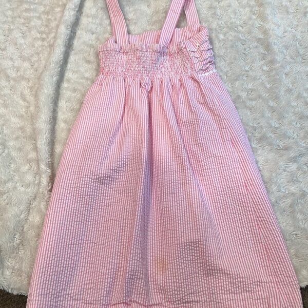 Lilly Pulitzer, classic gingham pink and white tank dress, size 8